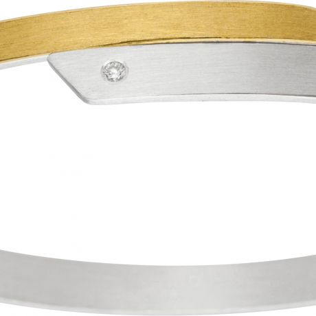 Armband zilver met goud