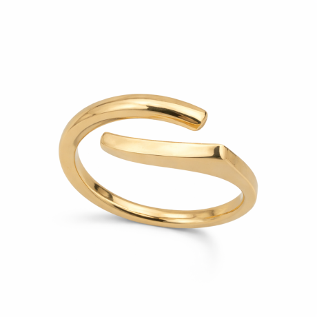  Ring twee delen hoekig en rond