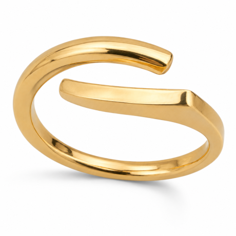  Ring twee delen hoekig en rond