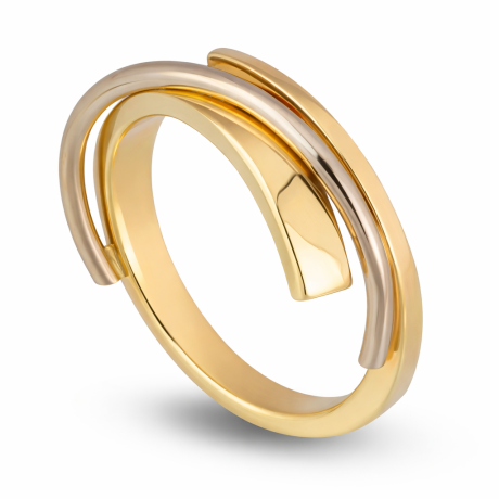  Wikkelring smeed bicolor