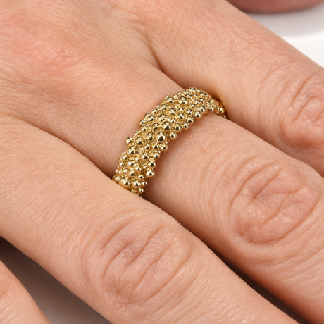Bolletjes ring middel
