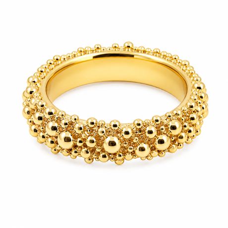 Bolletjes ring middel