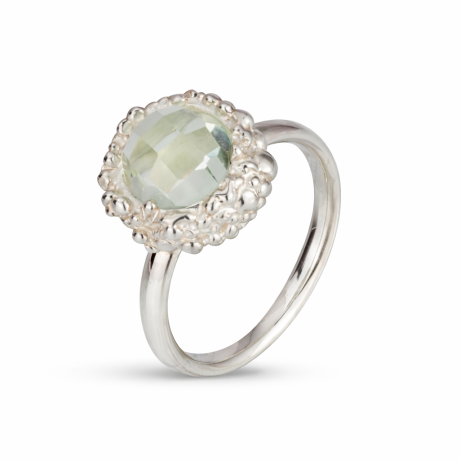  Ring met bolletjes zetting