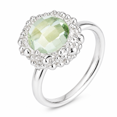  Ring met bolletjes zetting
