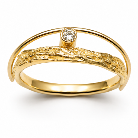  Grillige ring met boogje