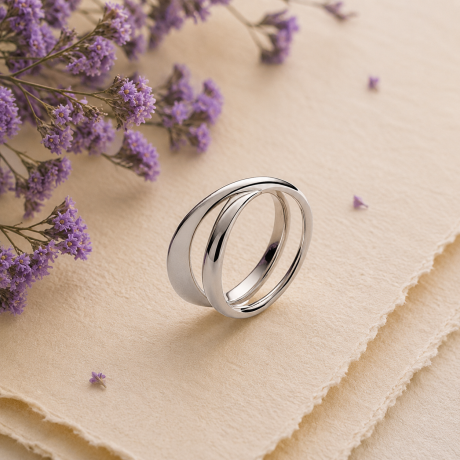 Georg Jensen ring dubbel Möbius