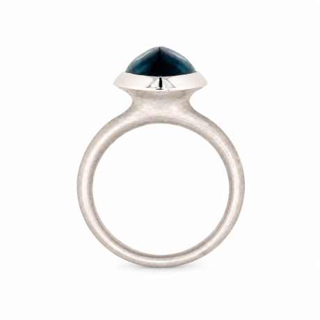 Trompet ZO ring triangel topaas