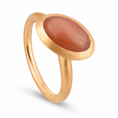  Trompet ZO ring met maansteen