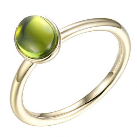  Ring met peridot ovaal