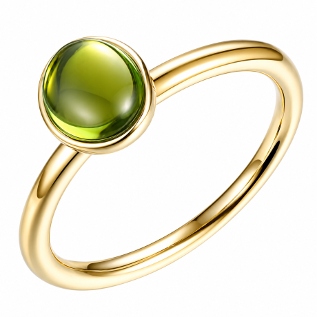  Ring met peridot ovaal