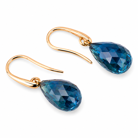  Oorsieraden met london blue pampels