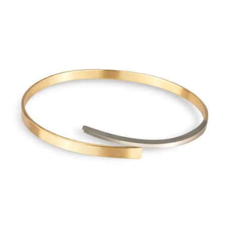  Smeedarmband plat opstaand