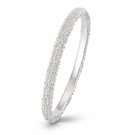 Bolletjes armband breed