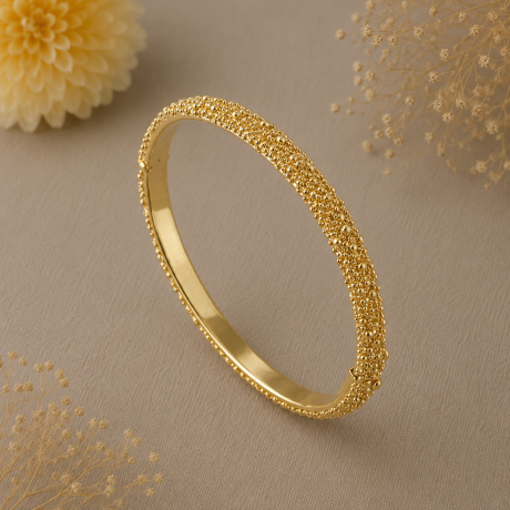 Bolletjes armband breed
