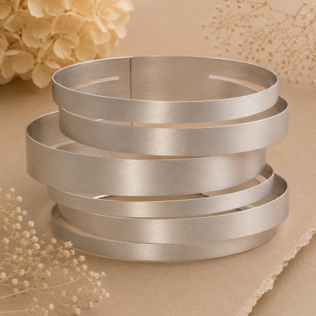 Armband Stripes zilver