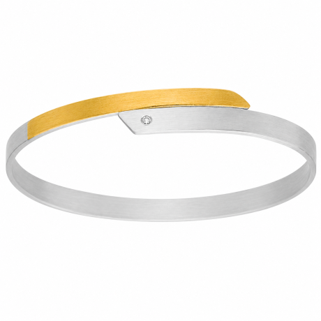  Armband zilver met goud