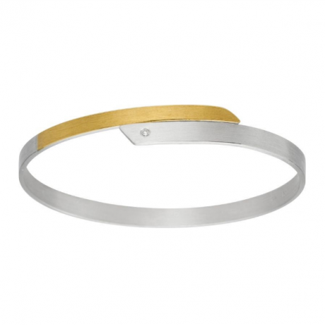  Armband zilver met goud