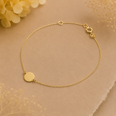 Schakelarmband met plaatje