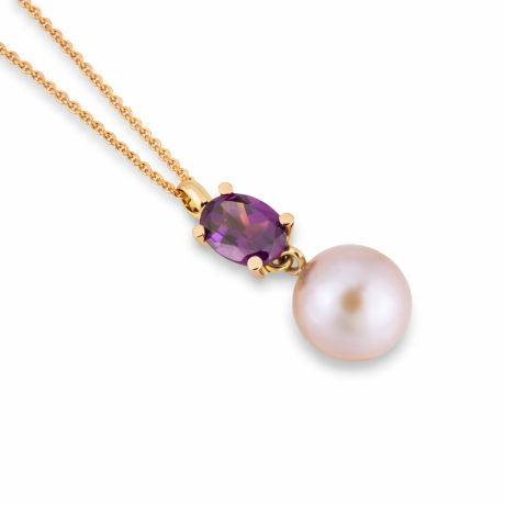  Hanger met parel en granaat