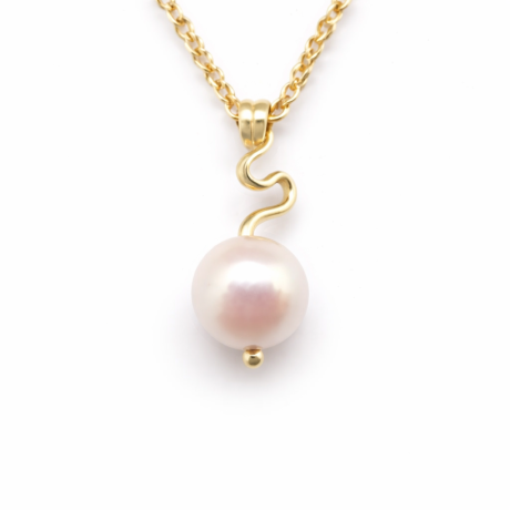  Hanger krul met parel