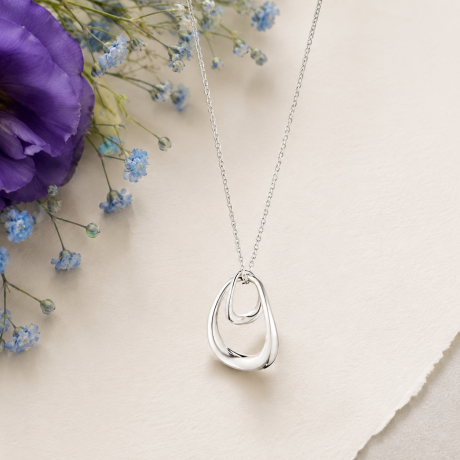 Offspring collier met hanger Georg Jensen