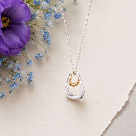 Offspring collier met hanger Georg Jensen