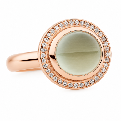  Bron ring Sushi met diamant rondom gezet