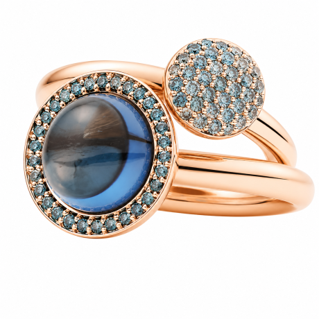 Bron ring Sushi met diamant rondom gezet