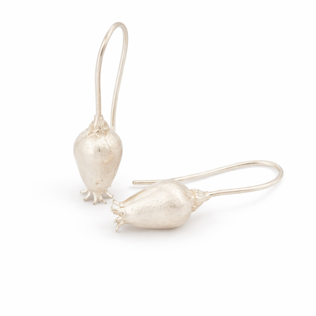  Zilveren oorhaken Silene