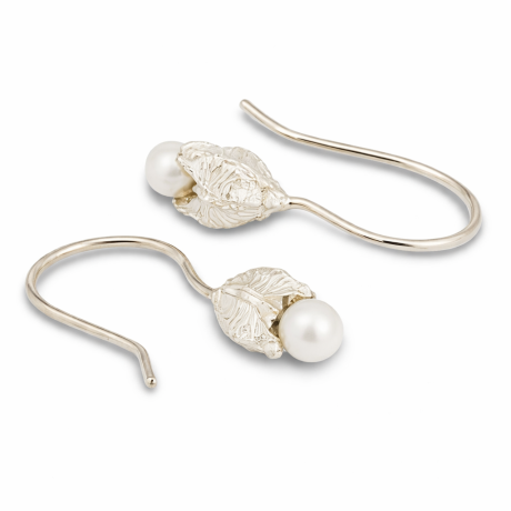  Koningskaars oorhaakjes met parel