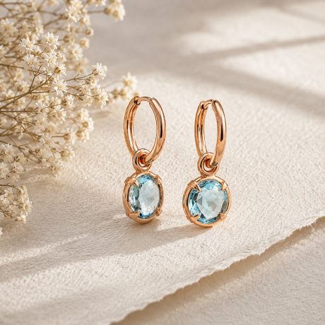 Bron oorsieraden Mira Mira topaas