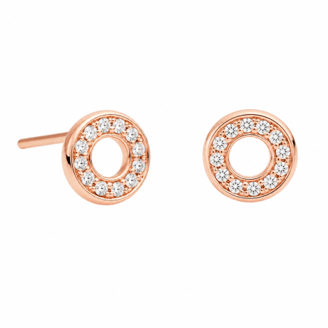  Bron Joy oorsieraden met wit diamant