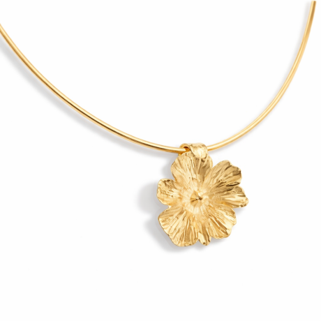  Geelgouden Christusdoorn hanger