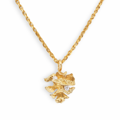  Geelgouden Metesequoia hanger