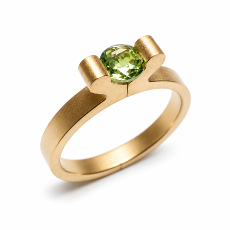  Cardillac ring Saturnus met toermalijn