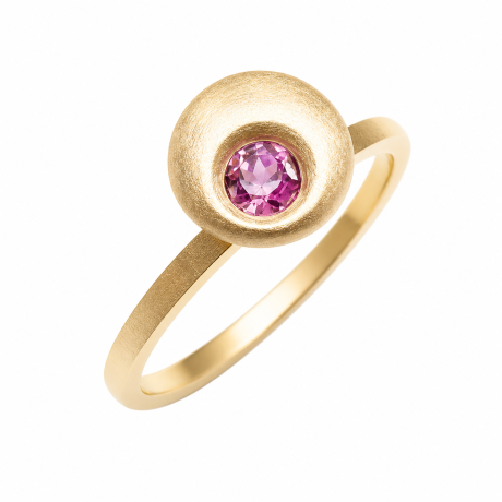  Cardillac ring Excenter met Rhodoliet