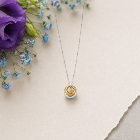 Curve hanger met goud