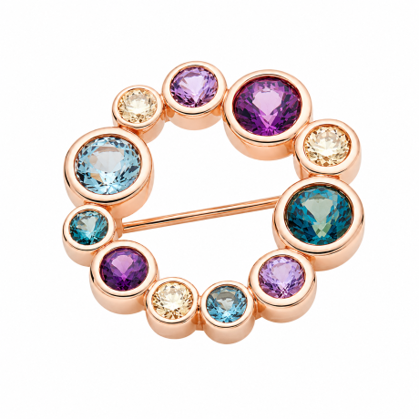 Bron confetti broche