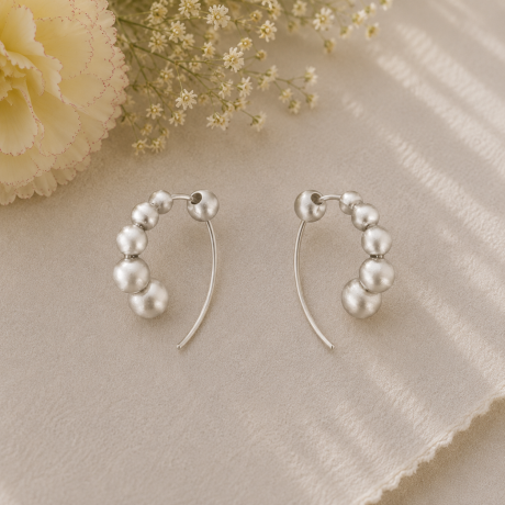 Georg Jensen oorringen Grape