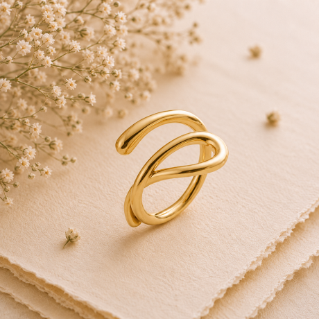 Georg Jensen Mercy ring goud met lus