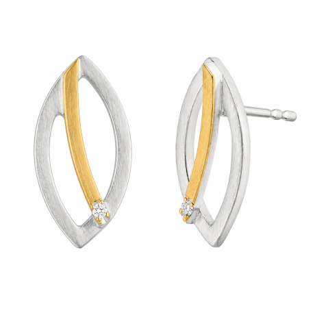  Oostekers zilver met goud navet
