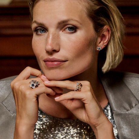 Bron ring Poppy bladvorm