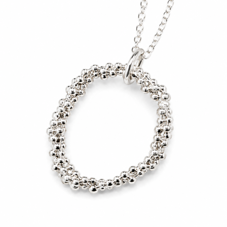 Ovale grillige bolletjes hanger