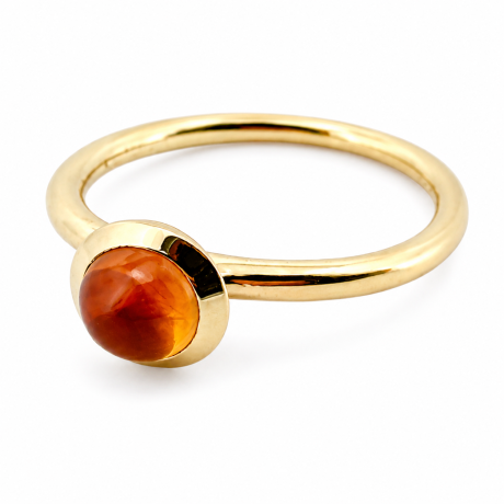  Trompet ZO ring met citrien