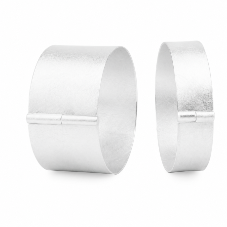  Zilveren armband ovaal breed