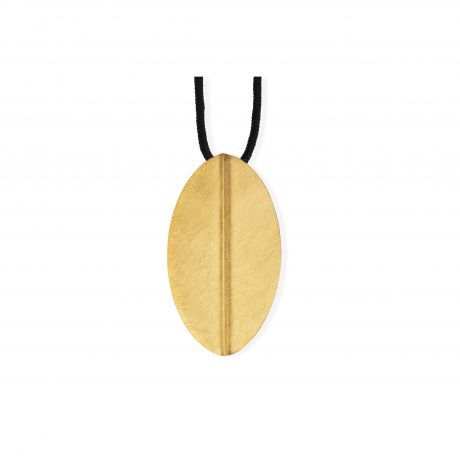 Broche/hanger bladvorm met naad