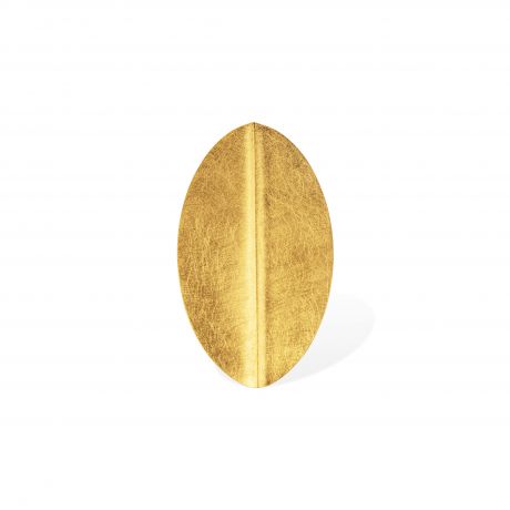 Broche/hanger bladvorm met naad