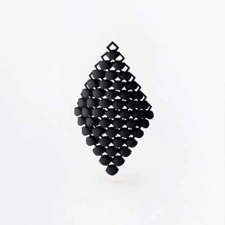 Fabnora oorhangers Onyx Black