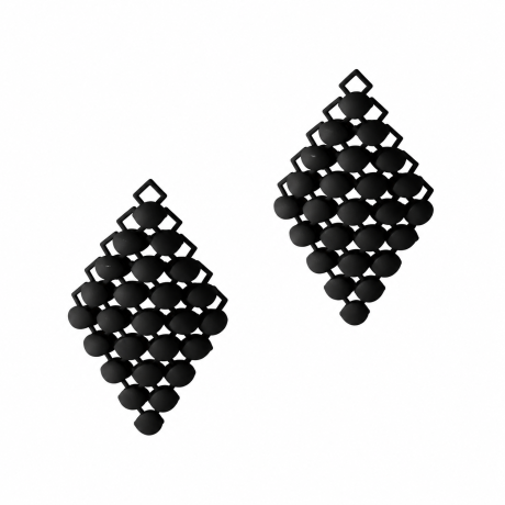 Fabnora oorhangers Onyx Black