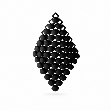 Fabnora oorhangers Onyx Black